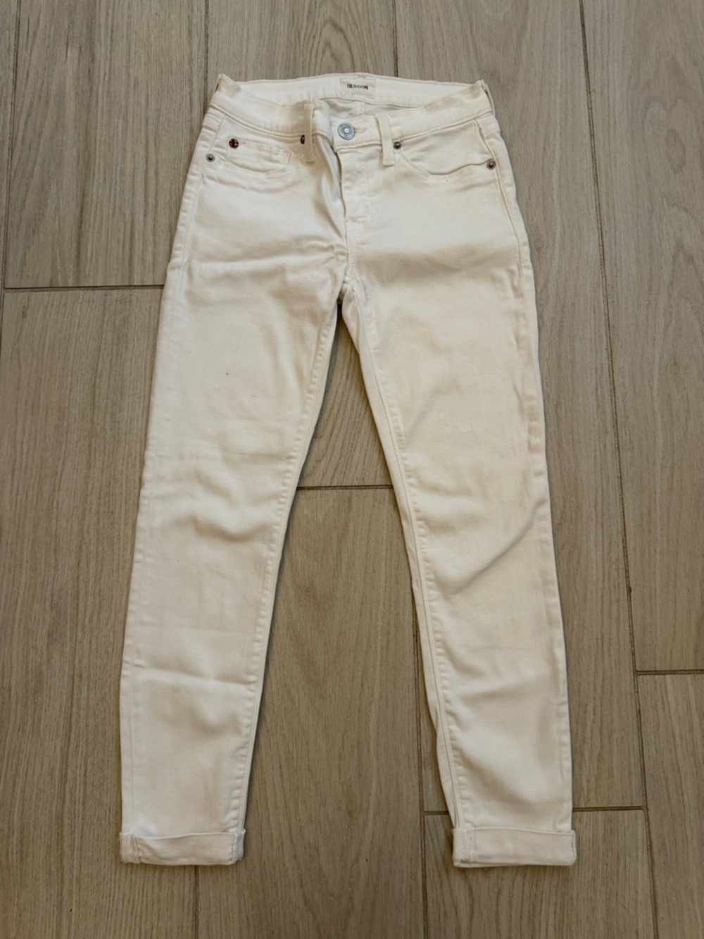 Women's White Skinny Jeans Ankle Length